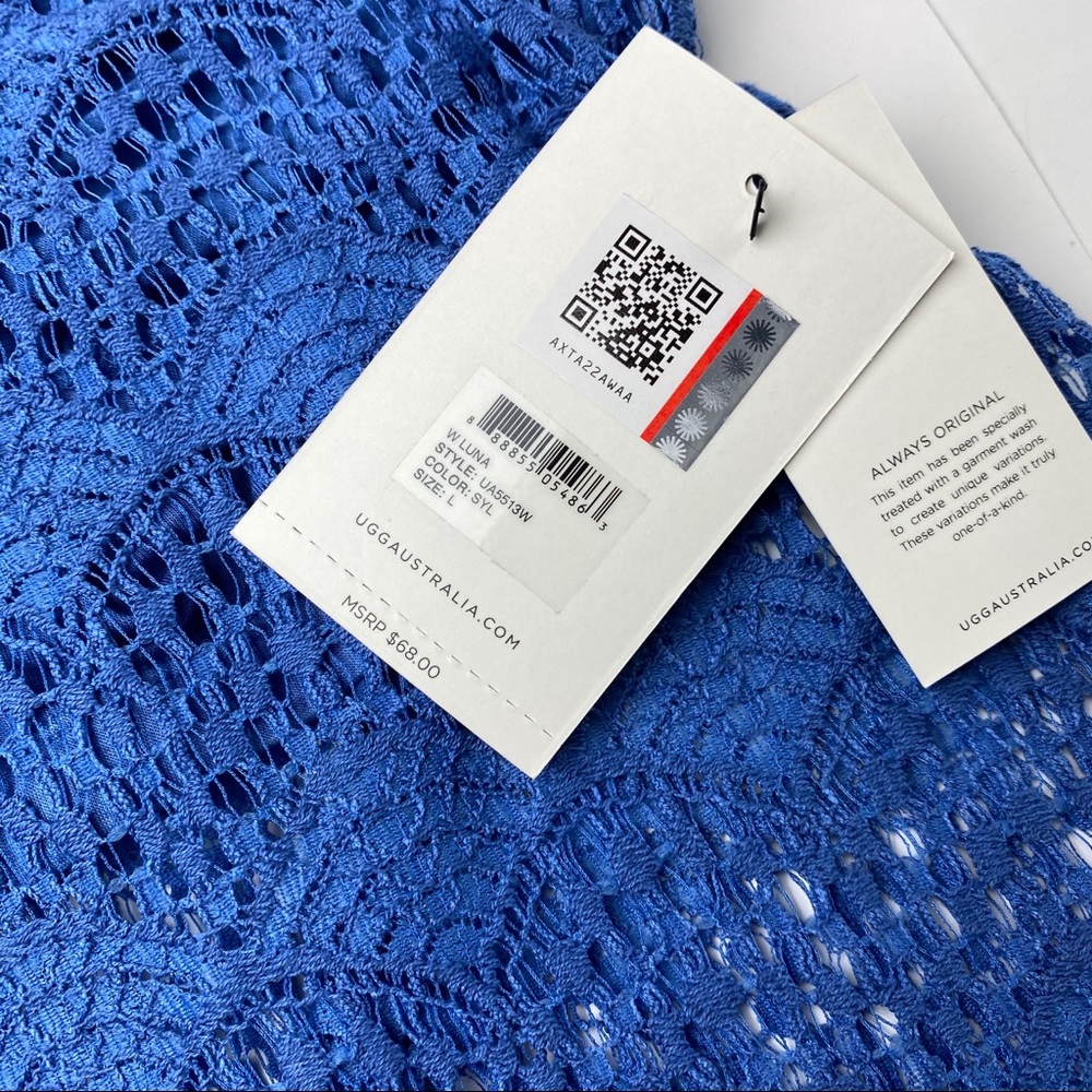 🆕 UGG Luna Lace Women’s Tank Top Blue Bra Sz L - Picture 6 of 8